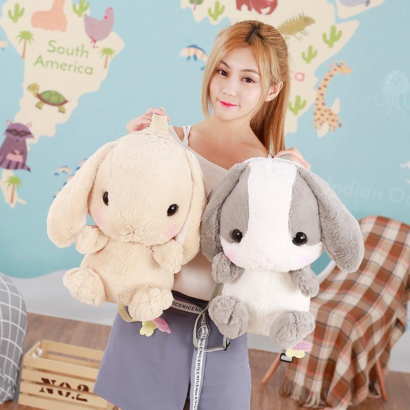 Kawaii Plush Bunny Backpack