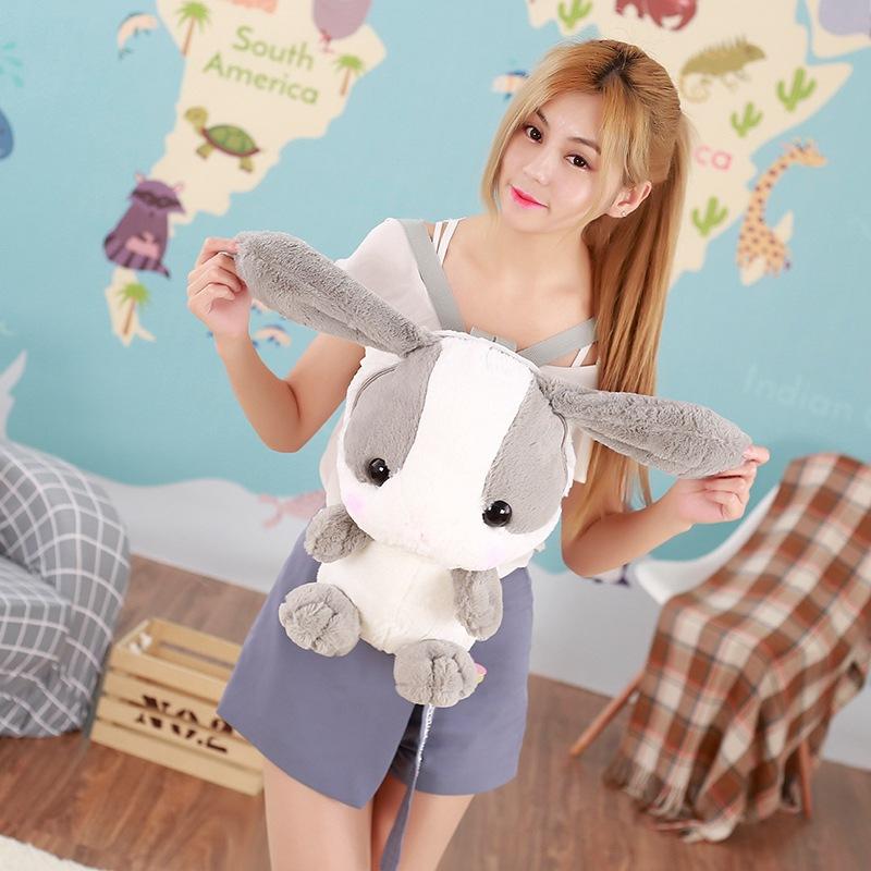 Kawaii Plush Bunny Backpack