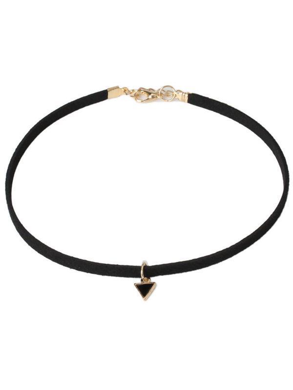 Simple Black Choker Set