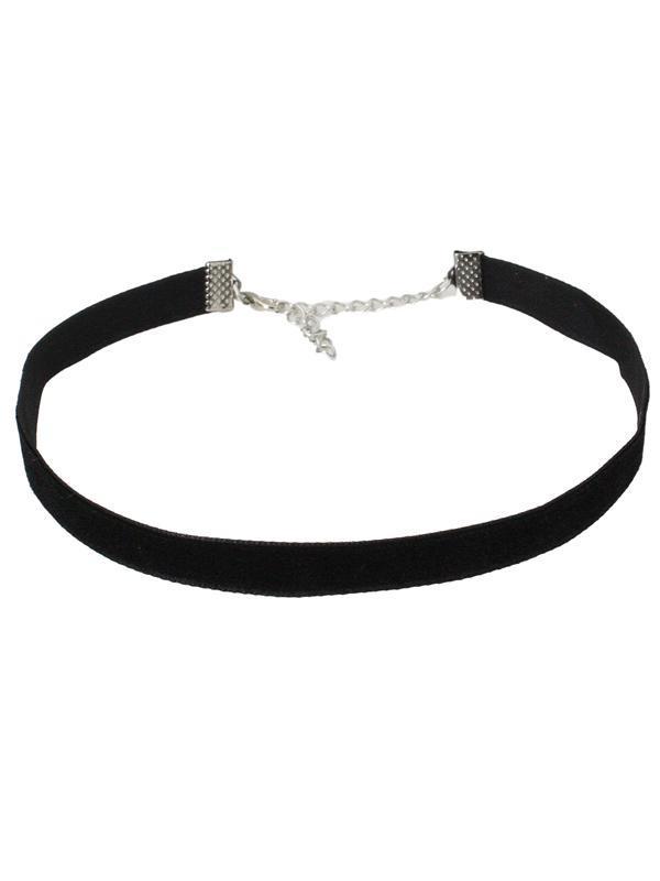 Simple Black Choker Set