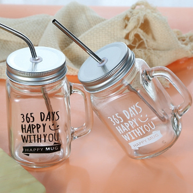 “365 DAYS HAPPY WITH YOU” Mason Jar Mug