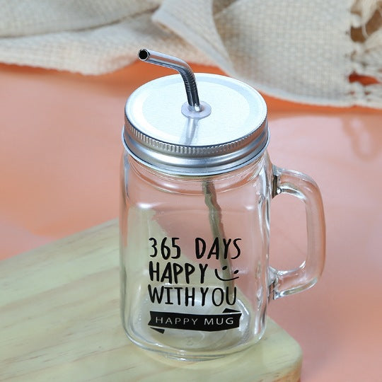 “365 DAYS HAPPY WITH YOU” Mason Jar Mug