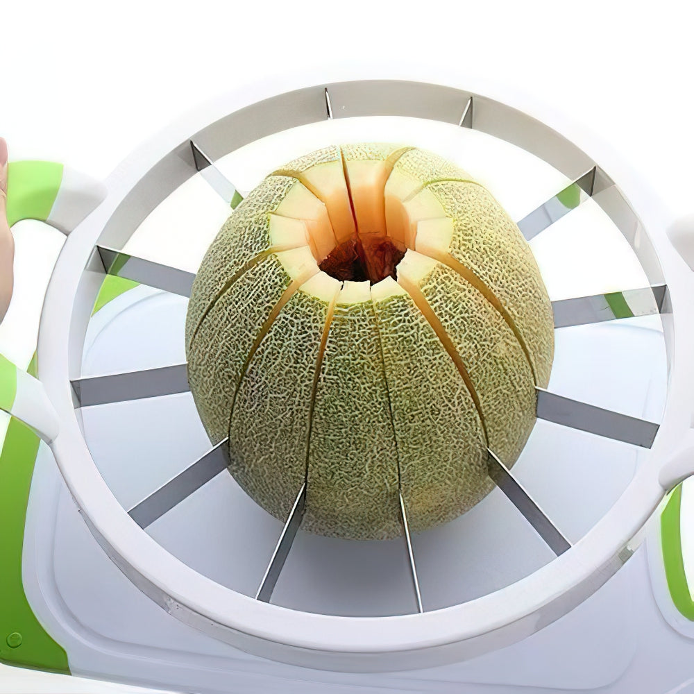 Upgraded Watermelon Cutter Stainless Steel Melon Fruit Cutting Tools Kitchen Multipurpose Cutter