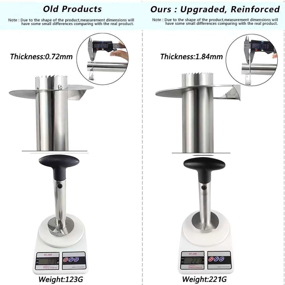 Upgraded Reinforced Thicker Blade Premium Pineapple Corer Remover