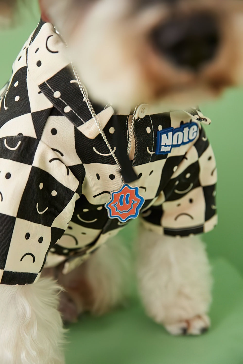 Pet Dog Spring And Autumn Thin Smile Doggy Shirt Dog Clothing Puppy Clothing