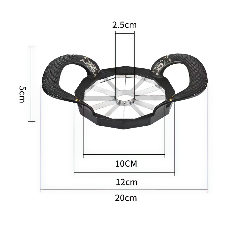 Zinc Alloy Apple Slicer Corer, 8/12-Slice Premium Apple Slicer Corer, Cutter, Divider, Wedger