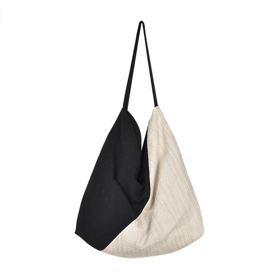 Bolsos de mujer de lino de algodón Bolsos de mujer de estilo simple Bolso de hombro