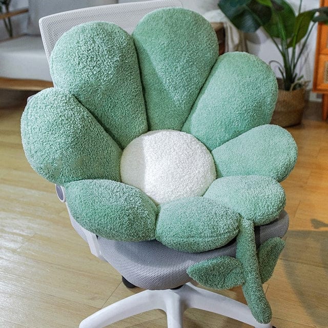 Almohada linda del cojín de la silla de la felpa de la margarita de la flor en colores pastel