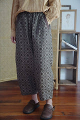 Plus Size Winter Cotton Quilted Warm Loose Pants