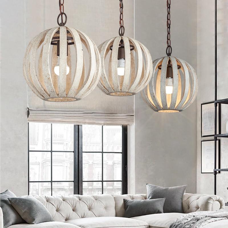 Rooney - Rustic Hanging Cage Lamp