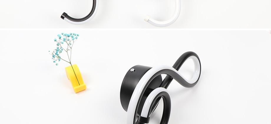 LED Music Note Wall Lamp