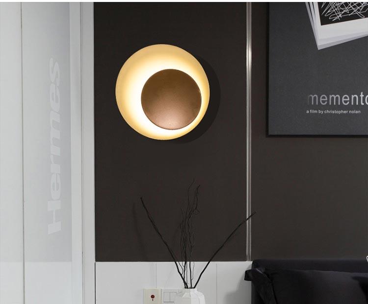 Grais - Moderne nordische Macaroon Moon LED-Wandleuchte