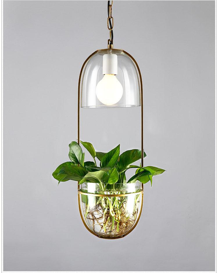 Lileas - Modern Hanging Planter Lamp