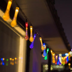 Solar Droplet Bulb String Light