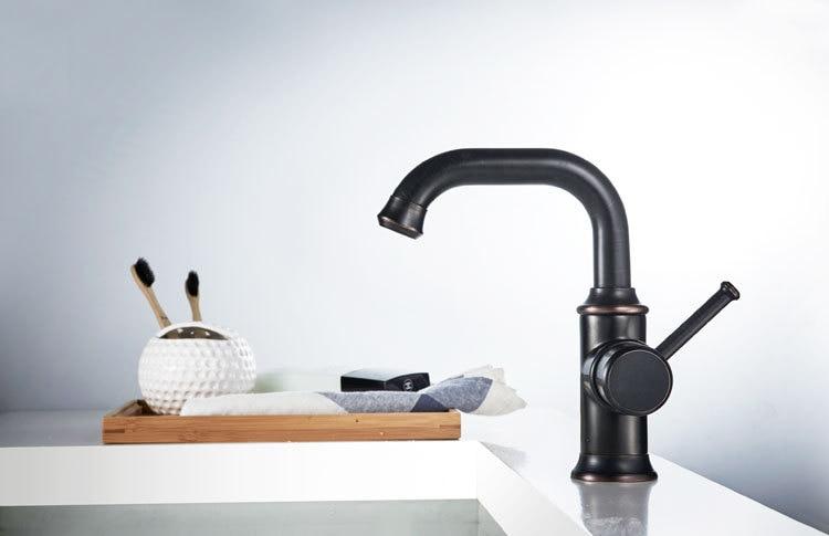 Anaia - Vintage Style Brass Bathroom Faucet