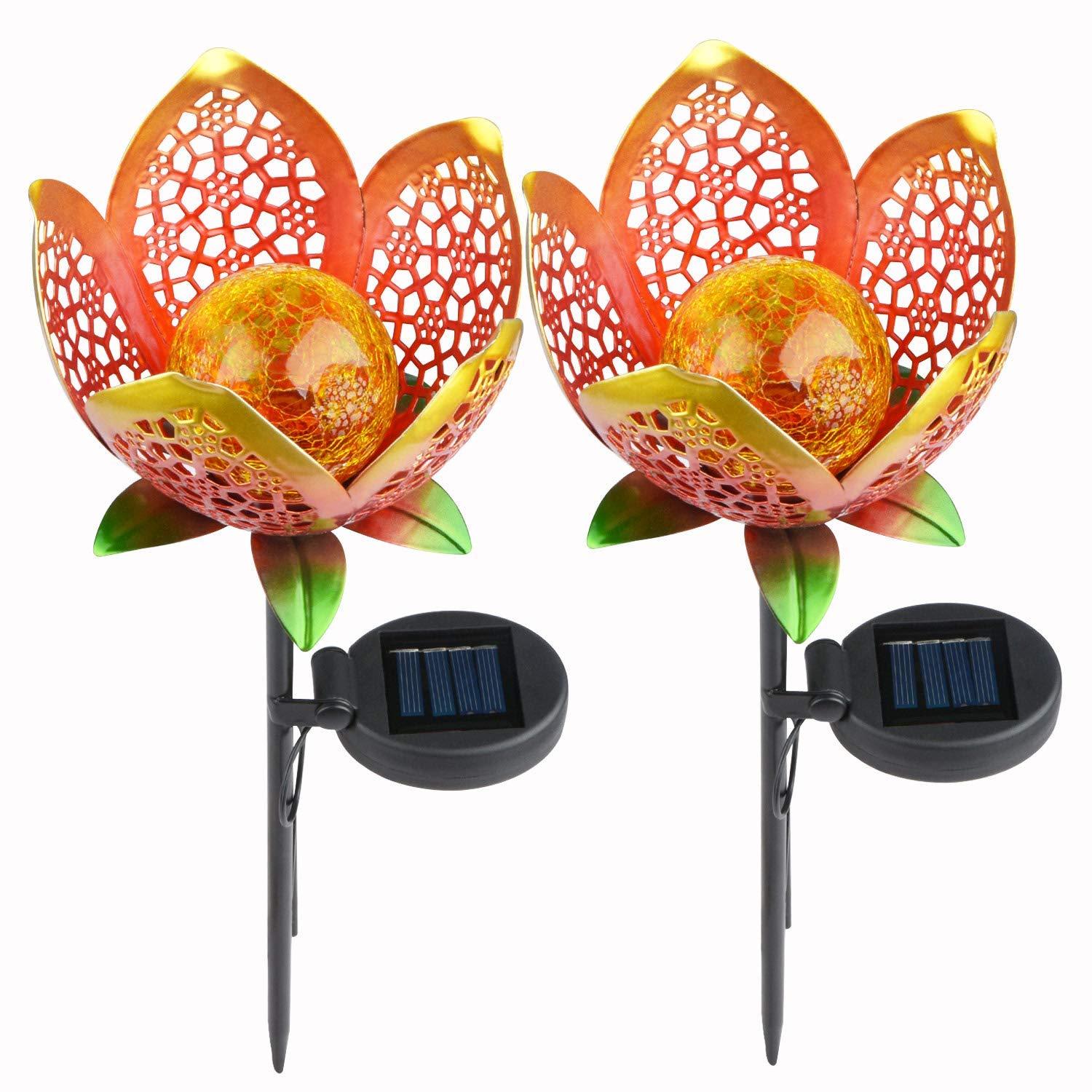 Solar Powered Flower Stake Garden Light