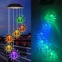 LED Solar Powered Wind Chime Lights