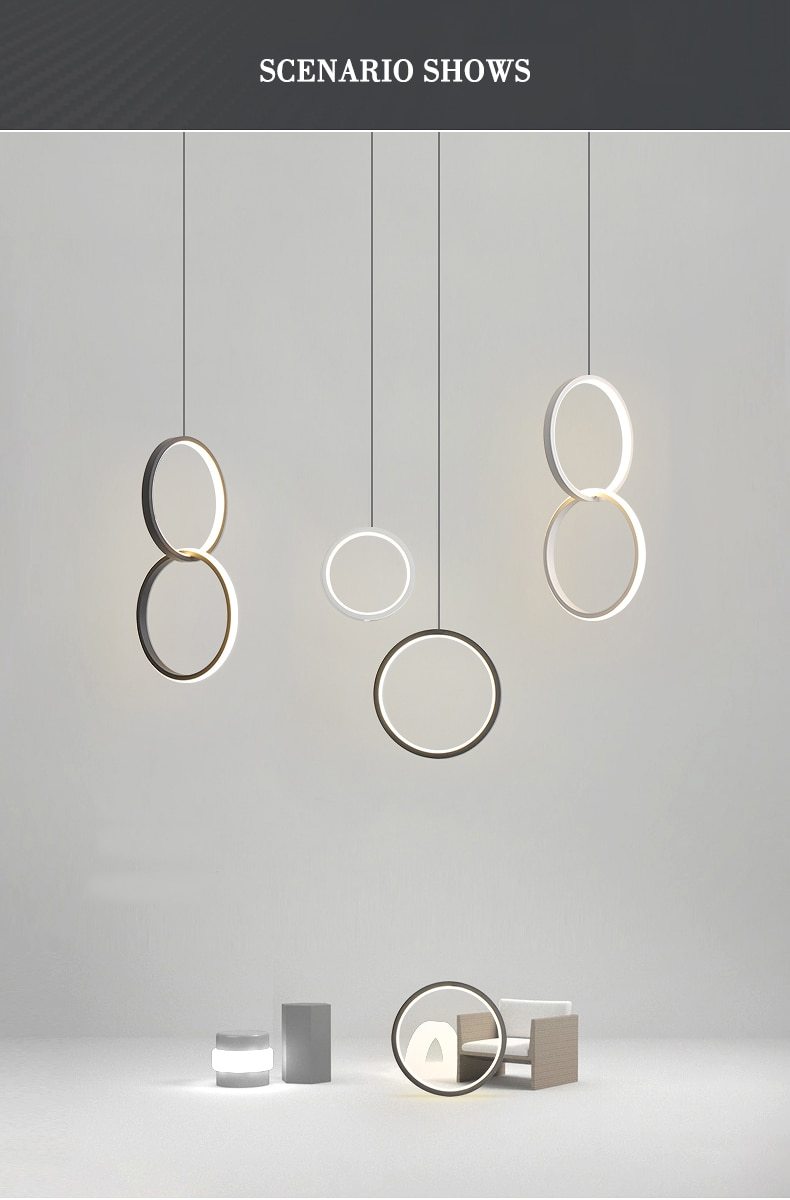 Kavita - Circular LED Hanging Light