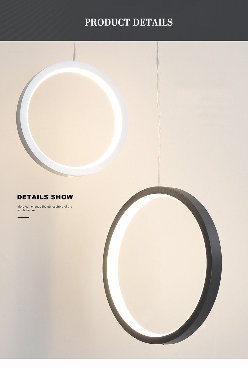 Kavita - Circular LED Hanging Light