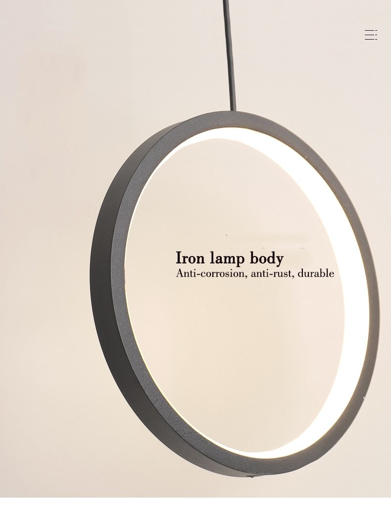 Kavita - Circular LED Hanging Light