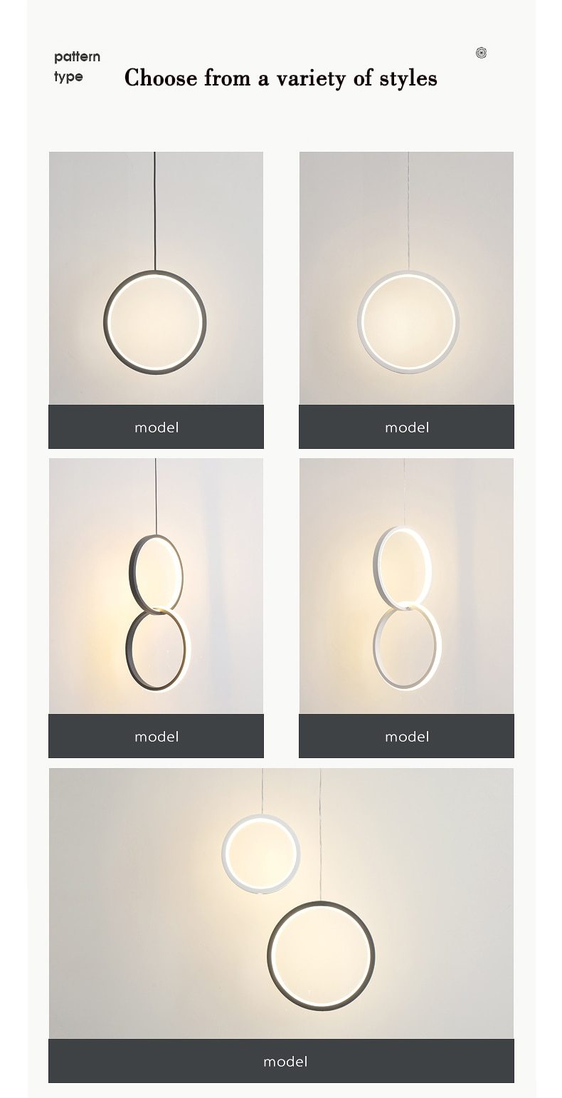 Kavita - Circular LED Hanging Light