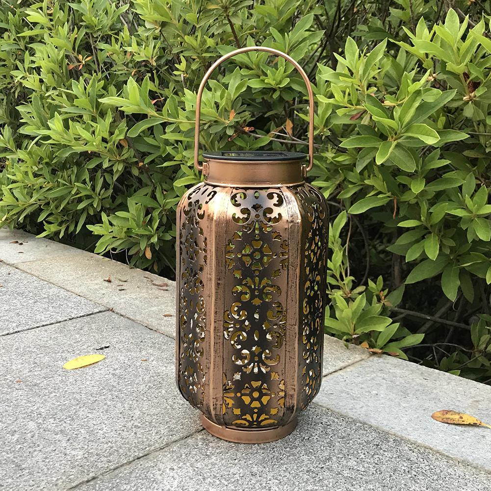 Soraya - LED Solar Powered Outdoor Moroccan Lamp