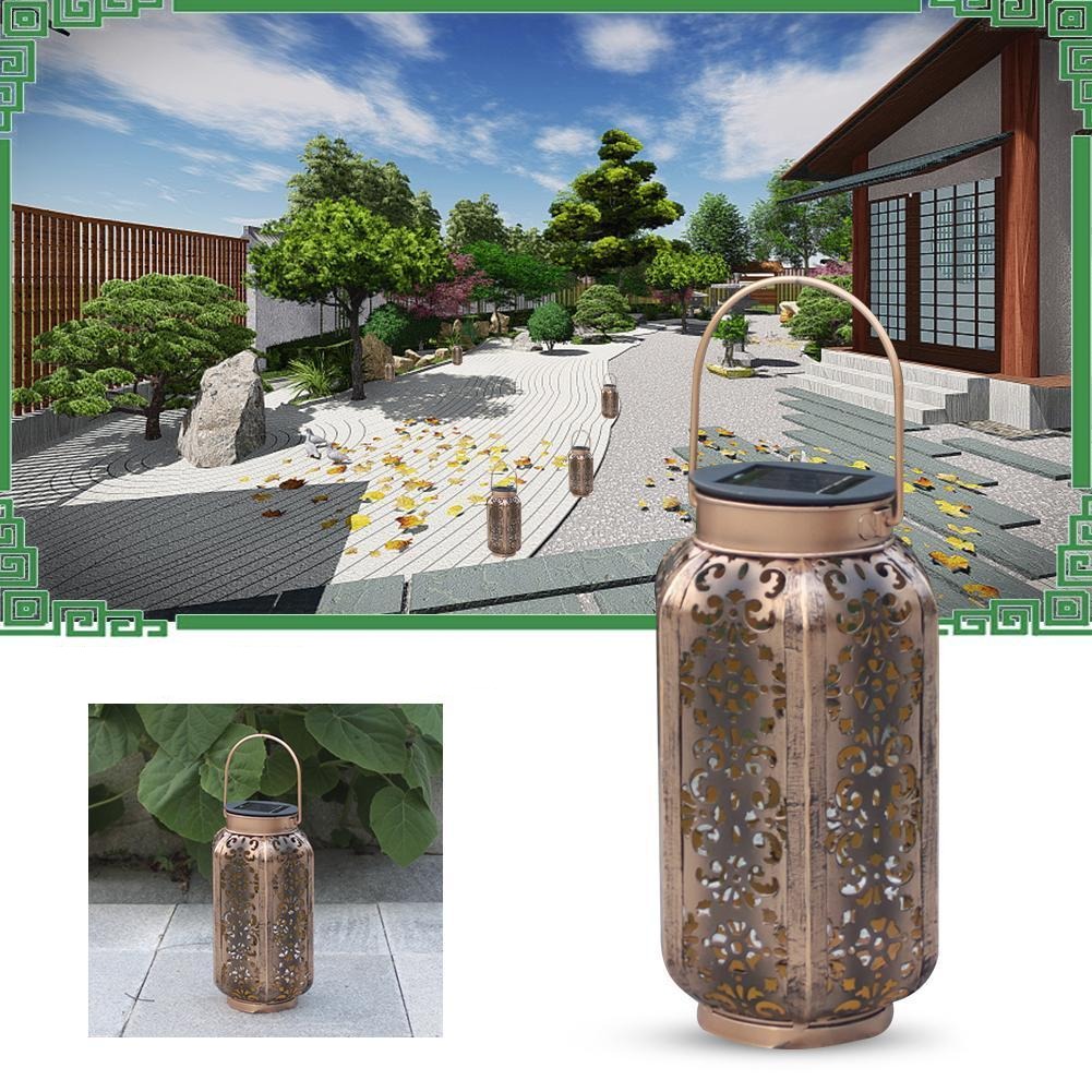 Soraya - LED Solar Powered Outdoor Moroccan Lamp