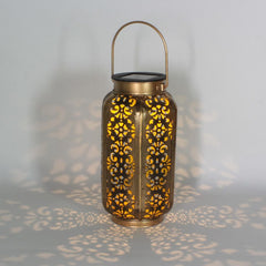 Soraya - LED Solar Powered Outdoor Moroccan Lamp