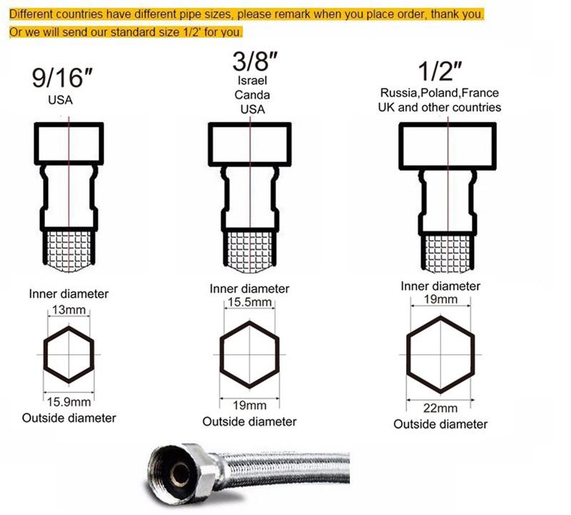 Raffo - Long Tube Two Hole Bathroom Sink Faucet