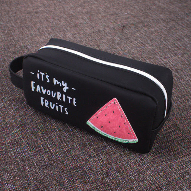 Cute Fruit Kawaii Silicone Pencil Case