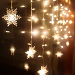 Snowflake Hanging LED Lights