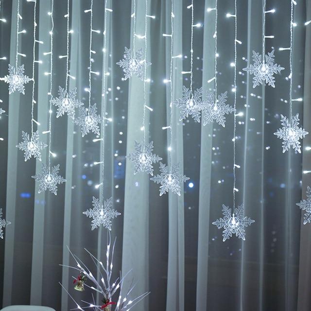 Snowflake Hanging LED Lights