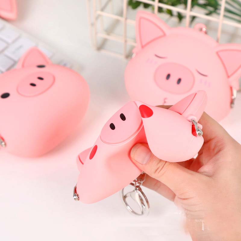 Kawaii Pink Pig Soft Portemonnaie