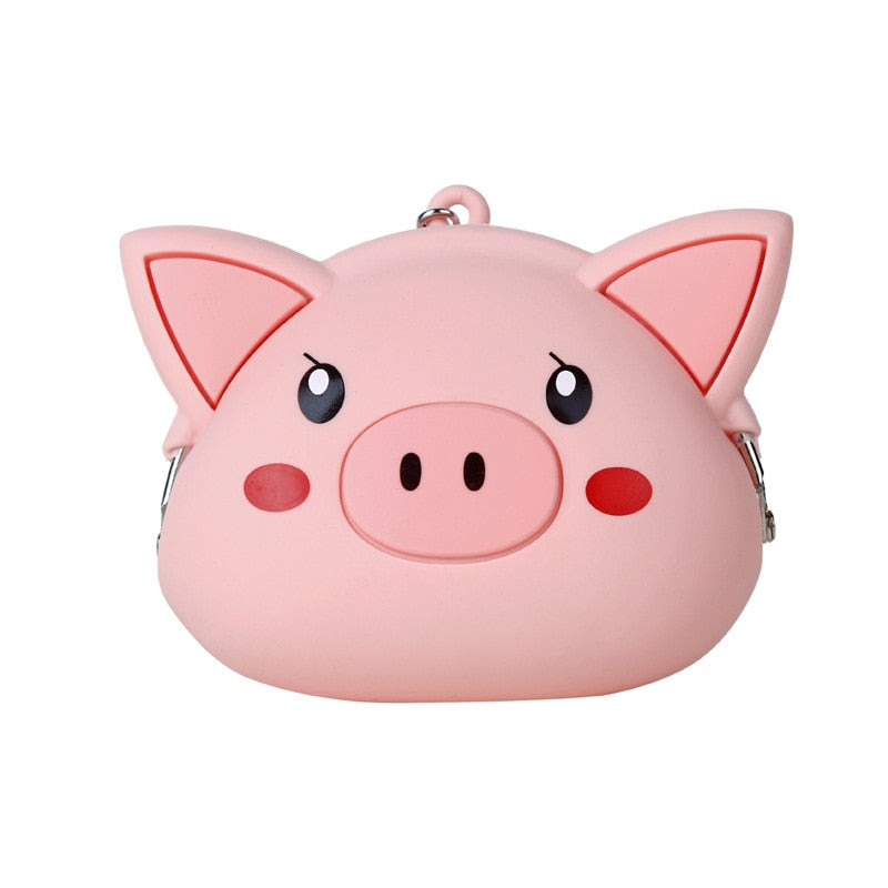 Kawaii Pink Pig Soft Portemonnaie