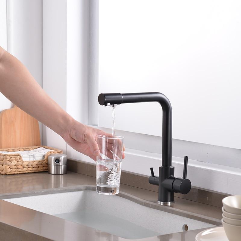 Cott - Modern 3 in 1 Kitchen Faucet