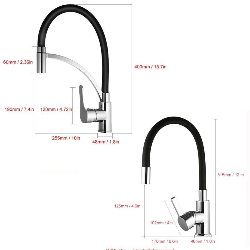 Lodge - Rotating Flexible Kitchen Faucet