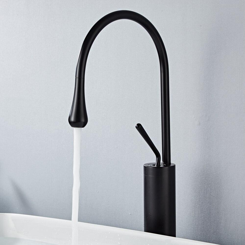 Raffeto - Brass Crane Bathroom Faucet