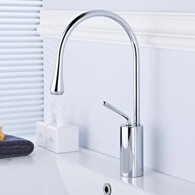 Raffeto - Brass Crane Bathroom Faucet