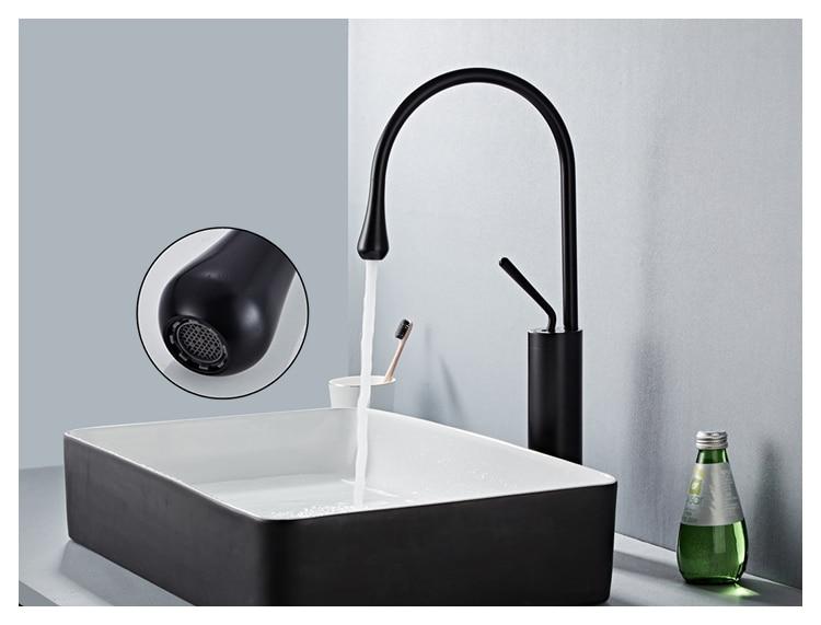 Raffeto - Brass Crane Bathroom Faucet