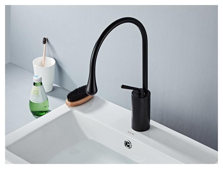 Raffeto - Brass Crane Bathroom Faucet