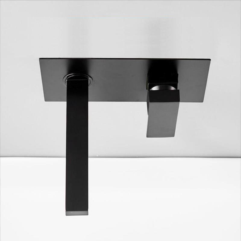 Odell - Luxurious Matte Black Wall Mounted Bathroom Faucet