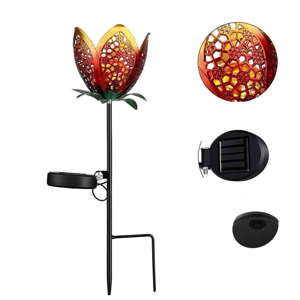 Solar Powered Flower Stake Garden Light