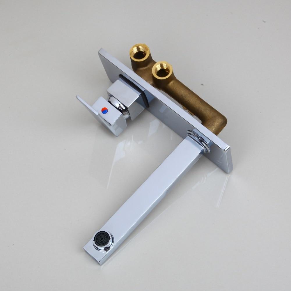 Laney - Wall Mounted Brass Nozzle Bathroom Faucet