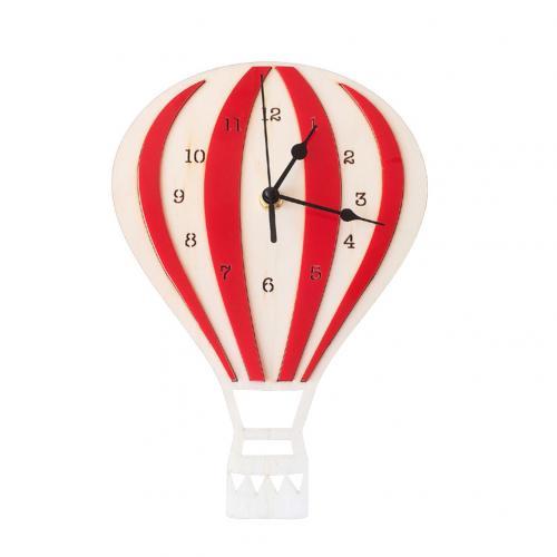 Hot Air Balloon Shape Wall Hanging Clock