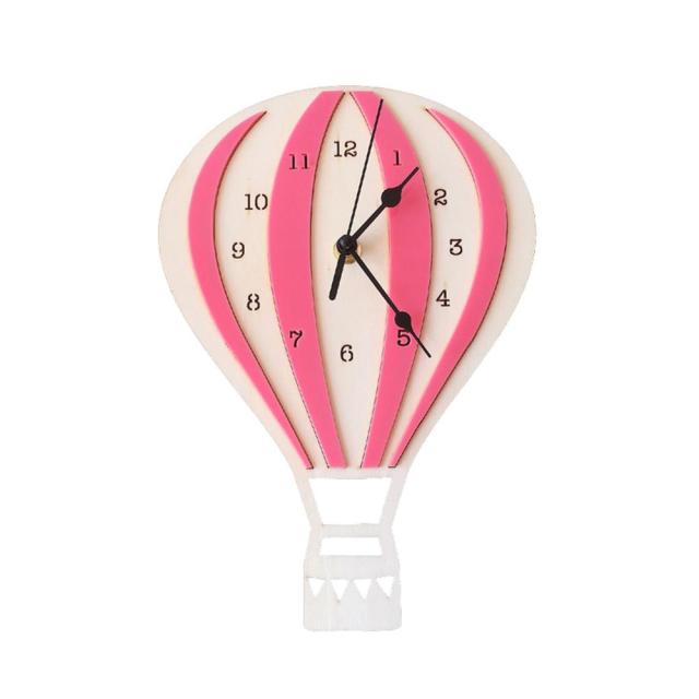 Hot Air Balloon Shape Wall Hanging Clock