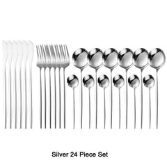 Art Of Food® 24-piece Stainless Steel Cutlery Set, Paris