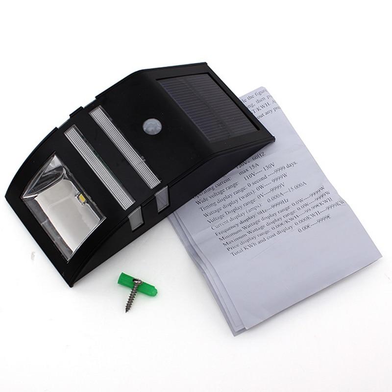 Outdoor Motion Sensor Solar Wall Lamp