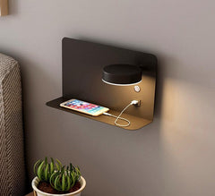 Rowan - LED Bedside Wall Lamp USB Charger