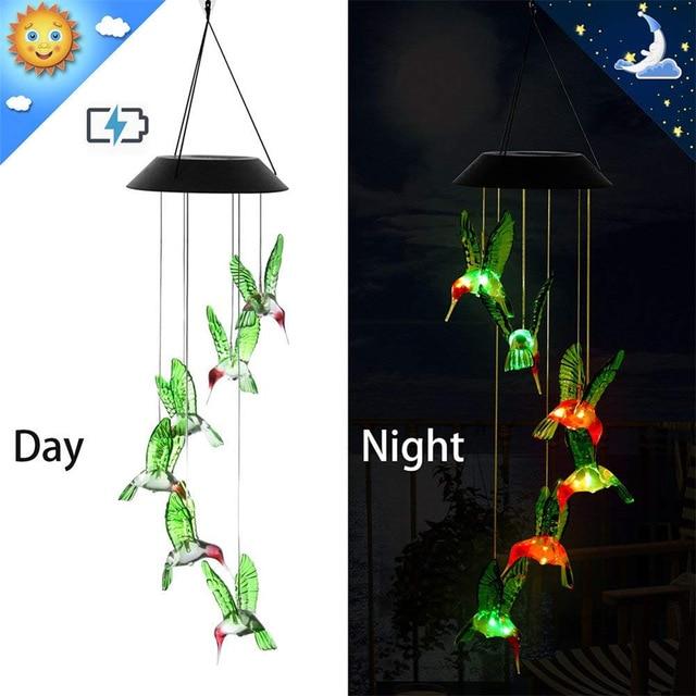 LED Solar Powered Wind Chime Lights