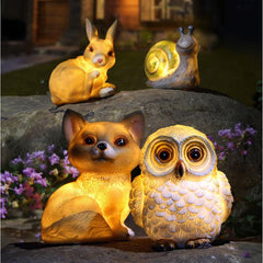 Woodland Animals LED Garden Lights